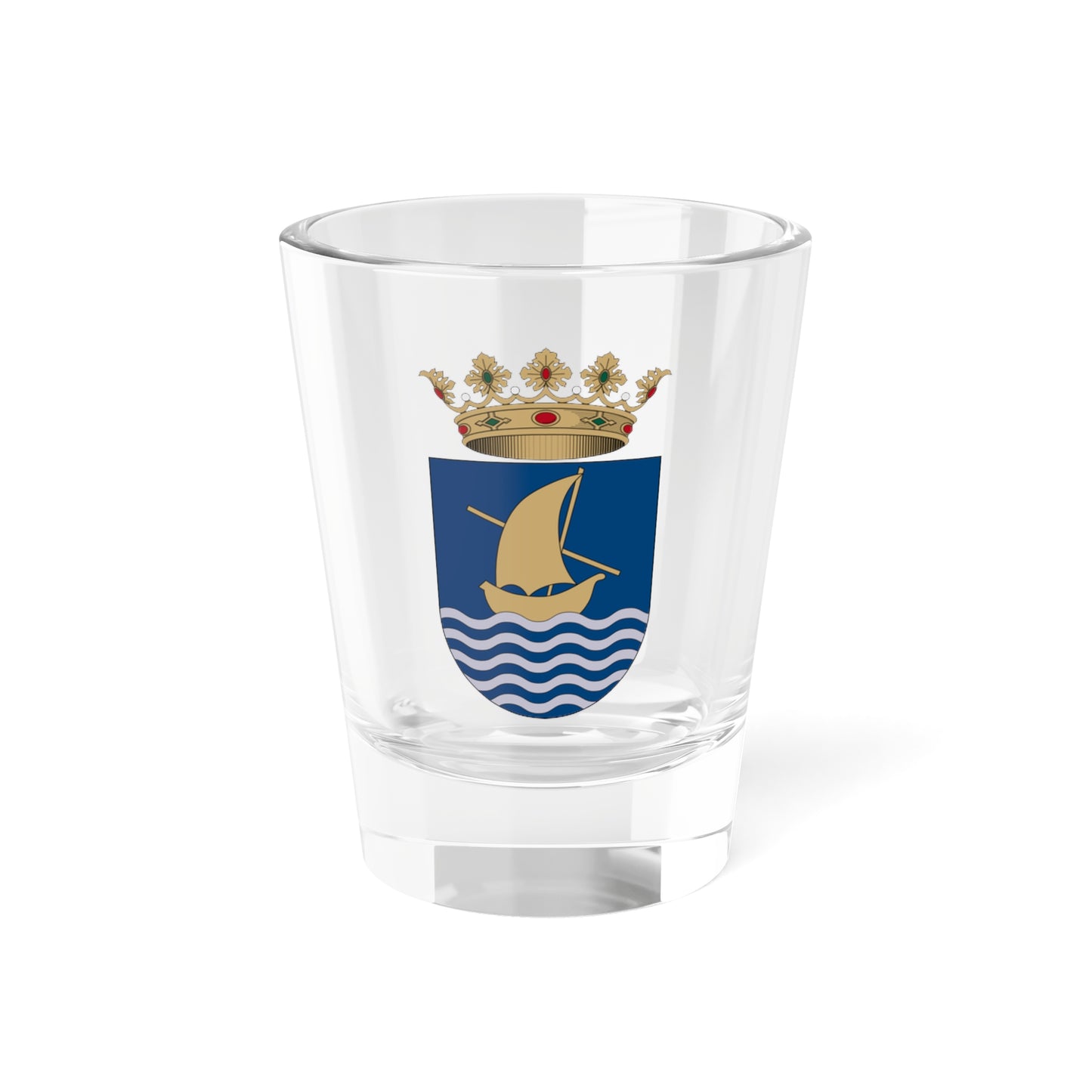 Escut dAlbalat de la Ribera (Spain) (Coat of Arms) Shot Glass 1.5oz