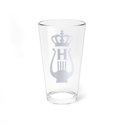 Emblem for the Princes Music Corps Denmark (Denmark) (Coat of Arms) Pint Glass 16oz