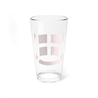 Danish Defence logo w-out crown (Denmark) (Coat of Arms) Pint Glass 16oz