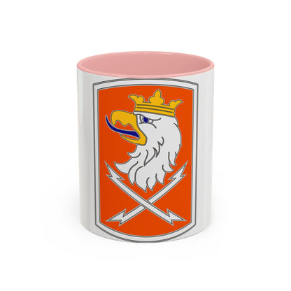 22 Signal Brigade 3 (U.S. Army) Accent Coffee Mug