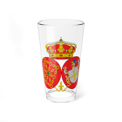 Escudo de Fustiñana (Spain) (Coat of Arms) Pint Glass 16oz