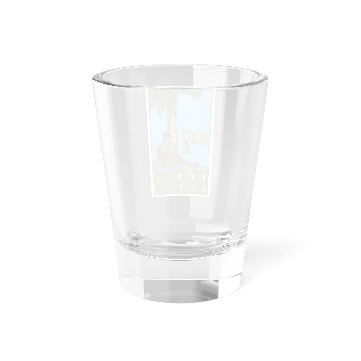 The 4 of Cups (Tarot Card) Shot Glass 1.5oz-Go Mug Yourself