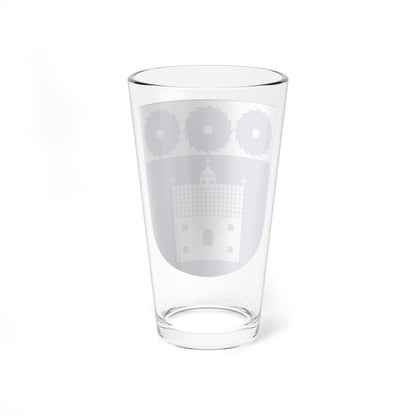 Grums vapen alternativ (Sweden) (Coat of Arms) Pint Glass 16oz