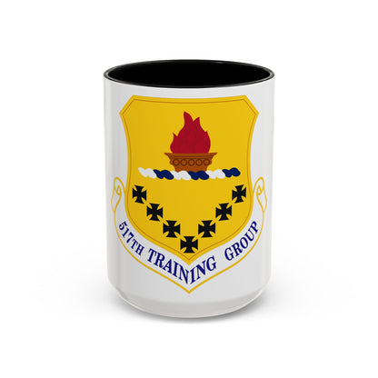 517 Training Group AETC (U.S. Air Force) Accent Coffee Mug