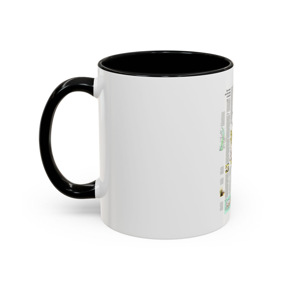 USA - Florida 2 (1973) (Map) Accent Coffee Mug