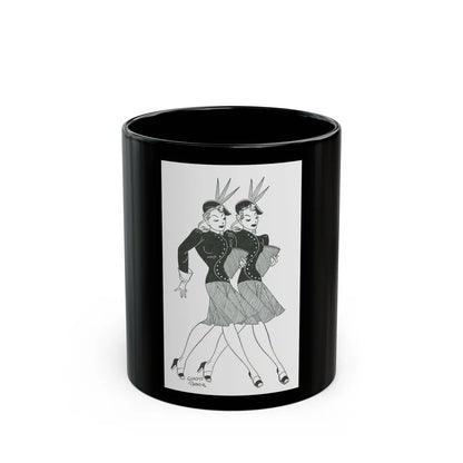 Ensemble harmony (2), 1941 - Black Coffee Mug-11oz-Go Mug Yourself