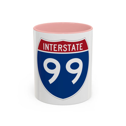 Interstate 99 (U.S. Highways) Accent Coffee Mug