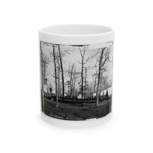 Brandy Station, Virginia (Vicinity). Field Hospital Of 3d Division, 2d Army Corps (U.S. Civil War) White Coffee Mug