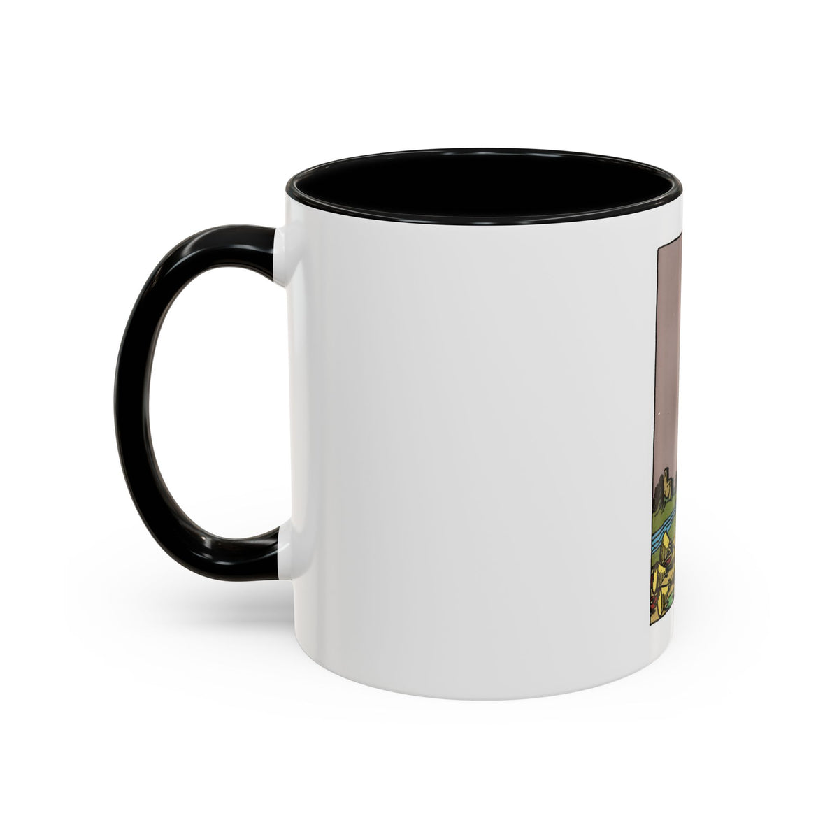 The 5 of Cups (Tarot Card) Accent Coffee Mug