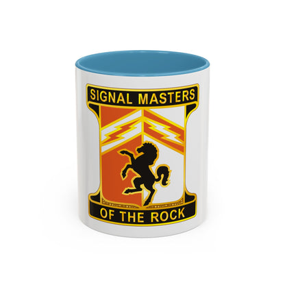 114 Signal Battalion (U.S. Army) Accent Coffee Mug