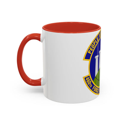 460 Force Support Squadron AFSPC (U.S. Air Force) Accent Coffee Mug