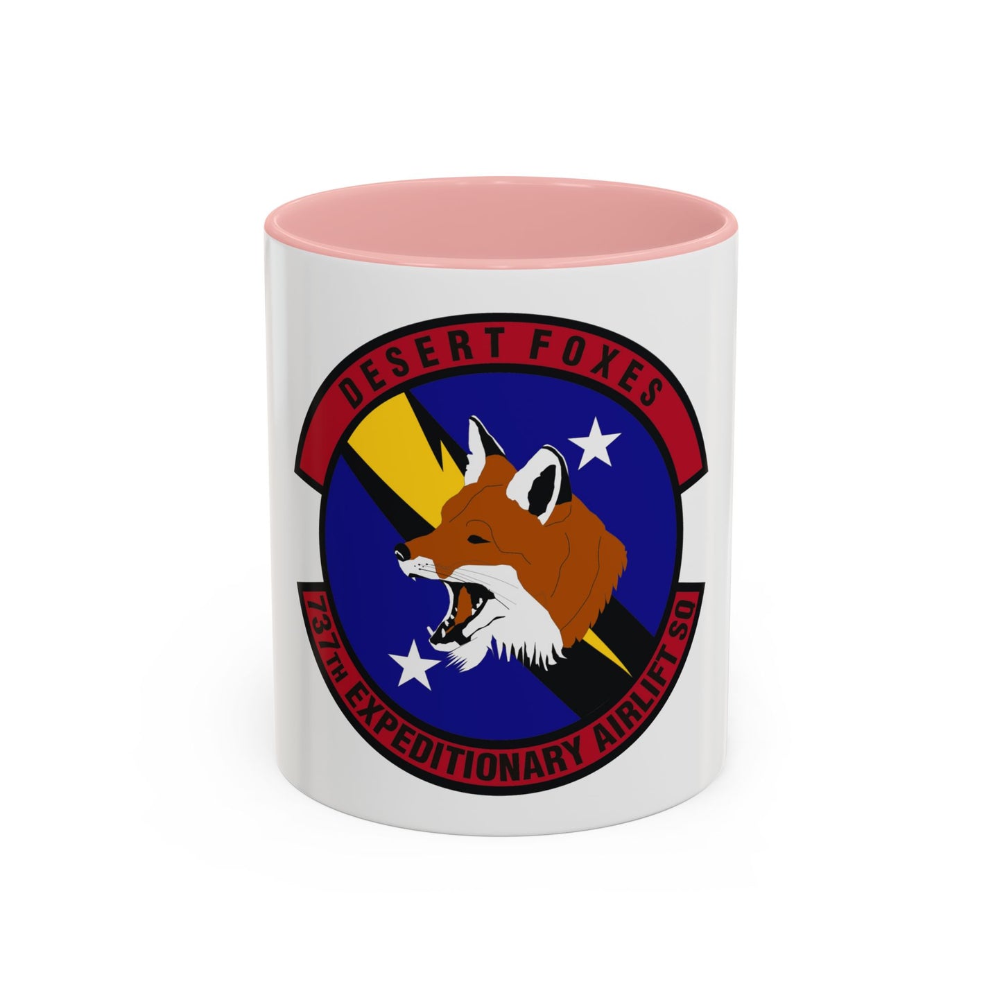 737th Expeditionary Airlift Squadron (U.S. Air Force) Accent Coffee Mug