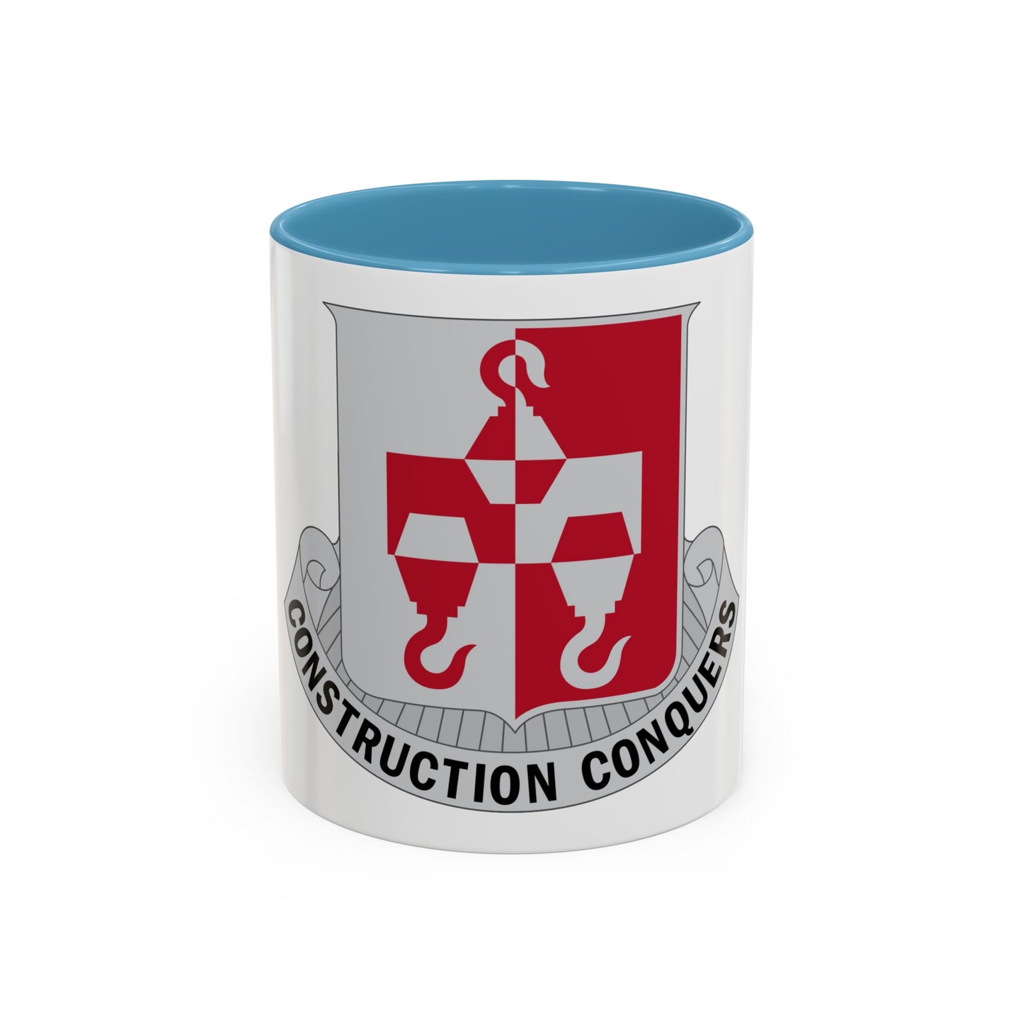 244 Engineer Battalion (U.S. Army) Accent Coffee Mug