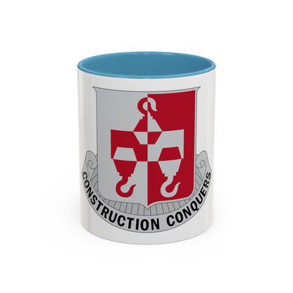 244 Engineer Battalion (U.S. Army) Accent Coffee Mug