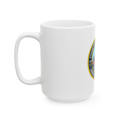 USCG Station New York (U.S. Coast Guard) White Coffee Mug