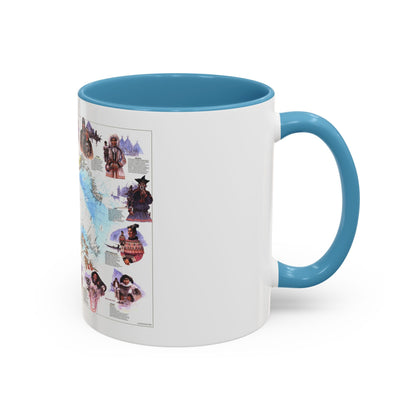 Arctic - Peoples of the (1983) (Map) Accent Coffee Mug