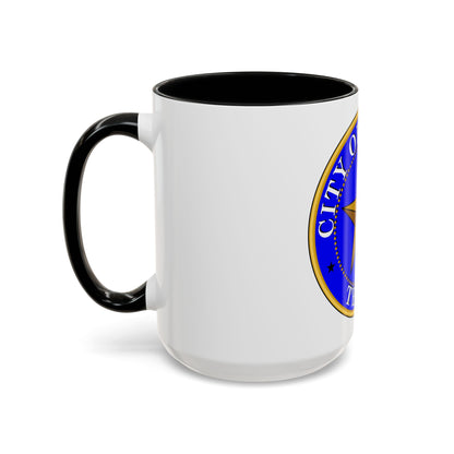 Seal of Dallas - Accent Coffee Mug