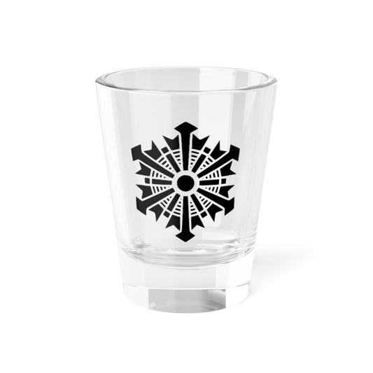 Feuerwehr No background and Black color drawing (Japan) (Coat of Arms) Shot Glass 1.5oz