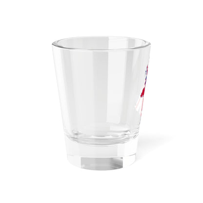 UK Outline and Flag (United Kingdom) Shot Glass 1.5oz
