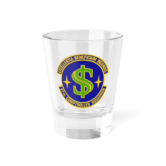 97th Comptroller Squadron (U.S. Air Force) Shot Glass 1.5oz