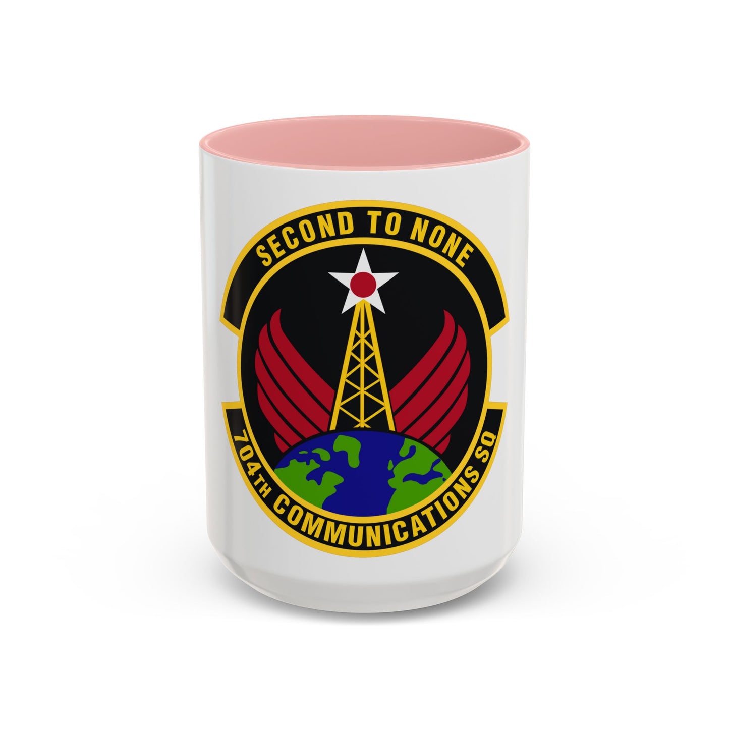 704th Communications Squadron (U.S. Air Force) Accent Coffee Mug