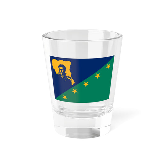 Bandera del Municipio Sucre Miranda (Iran) Shot Glass 1.5oz