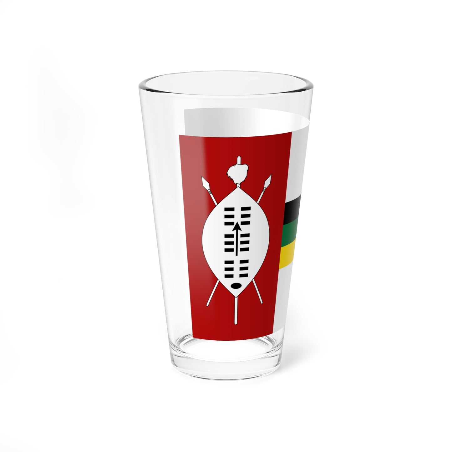 Flag of KwaZulu 1985-1994 (South Africa) Pint Glass 16oz