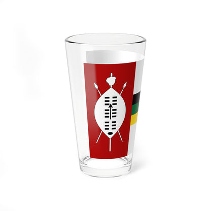 Flag of KwaZulu 1985-1994 (South Africa) Pint Glass 16oz