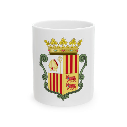 Coat of arms of Andorra (1800-1949) - White Coffee Mug