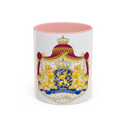 Royal coat of arms of the Netherlands - Accent Coffee Mug