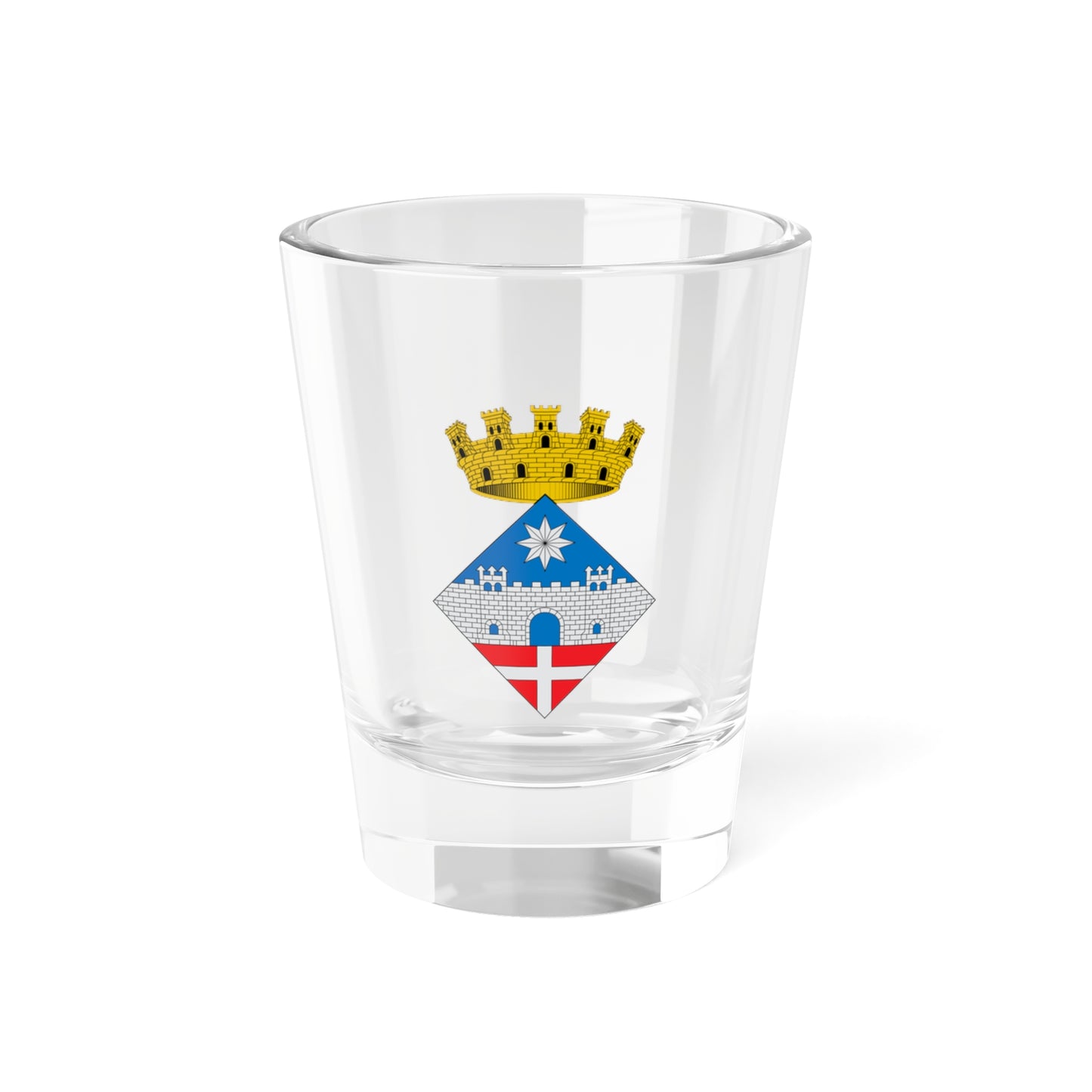 Escudo de Vilalba dels Arcs (Spain) (Coat of Arms) Shot Glass 1.5oz