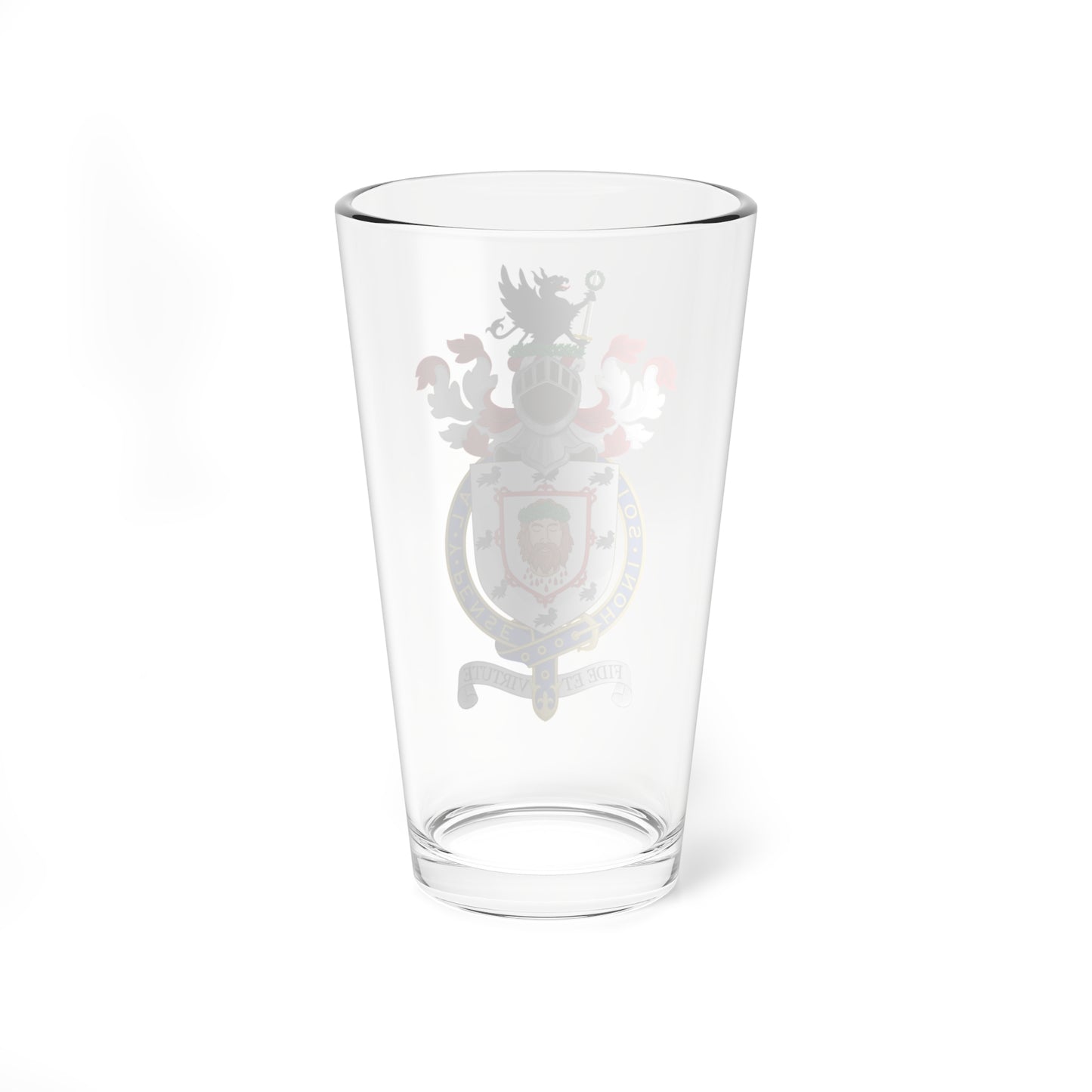 Coat of Arms of William Gladstone 7th Baronet (United Kingdom) (Coat of Arms) Pint Glass 16oz