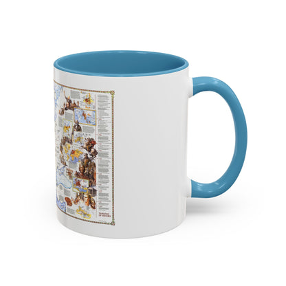 Europe - History The Major Turning Points (1983) (Map) Accent Coffee Mug