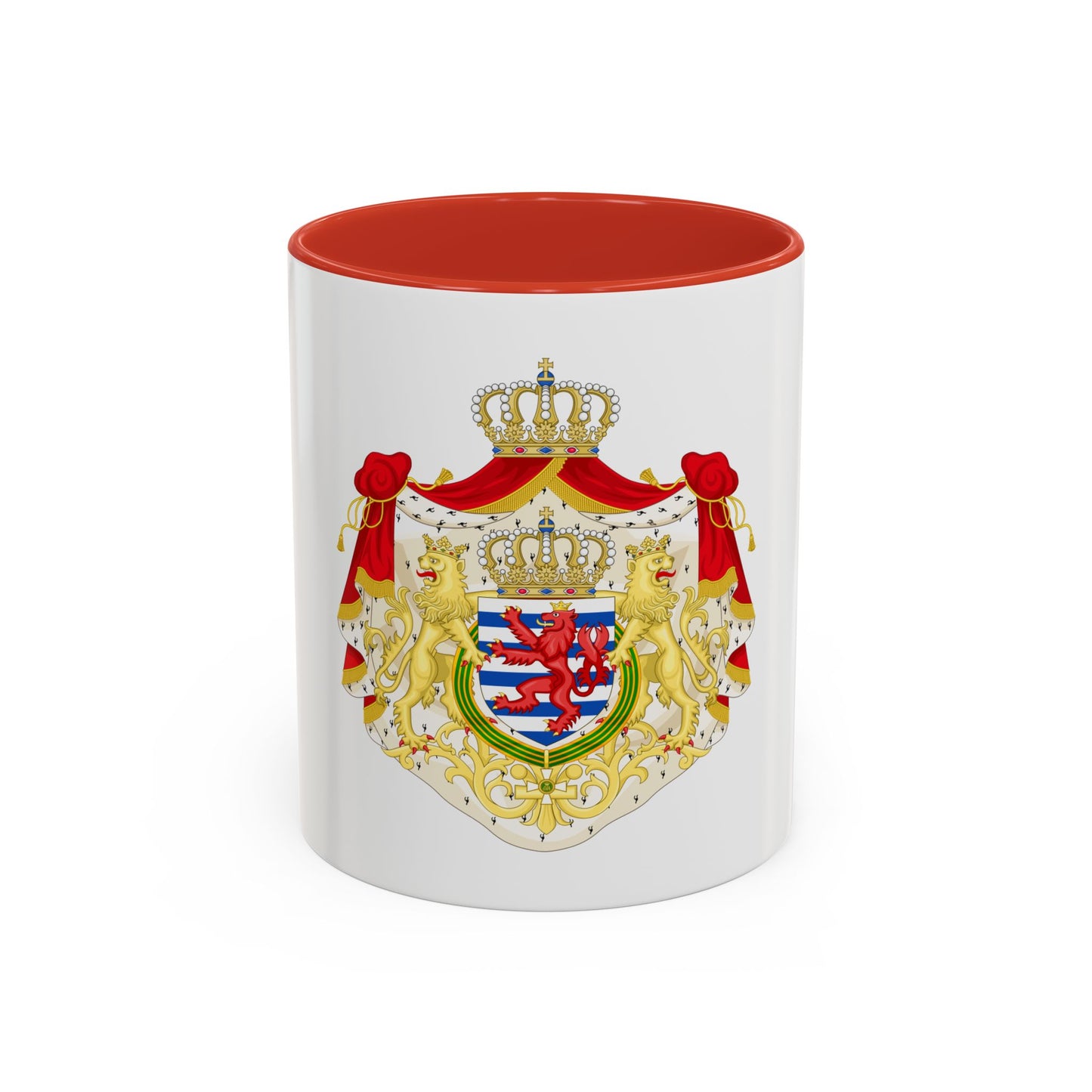 Greater coat of arms of the grand-duchy of Luxembourg 2 - Accent Coffee Mug