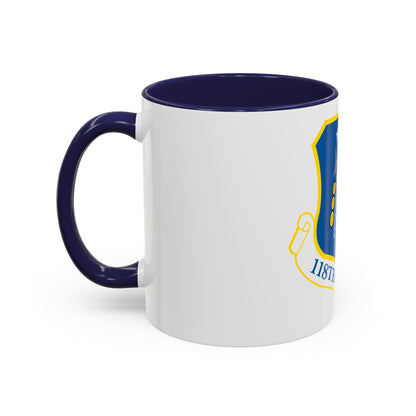 118th Wing ANG (U.S. Air Force) Accent Coffee Mug