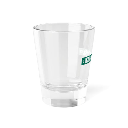 S Washington Park Ct Chicago (Illinois) (Road Sign) Shot Glass 1.5oz
