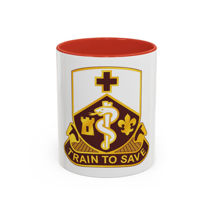 187 Medical Battalion (U.S. Army) Accent Coffee Mug