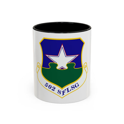 502d Security Forces and Logistics Support Group (U.S. Air Force) Accent Coffee Mug