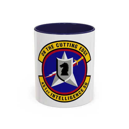 451 Intelligence Squadron ACC (U.S. Air Force) Accent Coffee Mug
