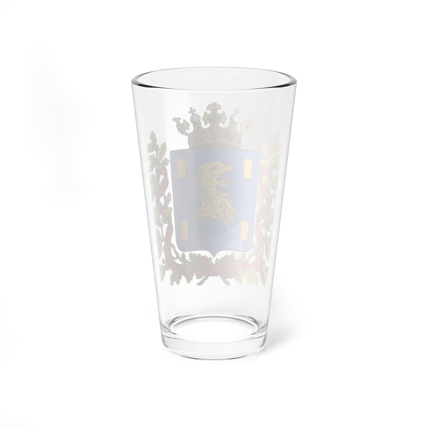 Coats of arms of Kyakhta Gradonachalstvo 1861 (Russia) (Coat of Arms) Pint Glass 16oz