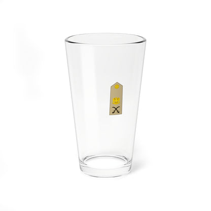 Libya Army OF 7 (Libya) (Military Rank) Pint Glass 16oz