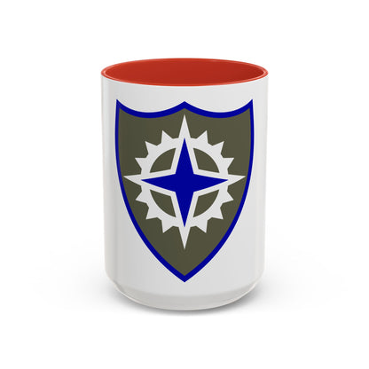 XVI Corps (U.S. Army) Accent Coffee Mug