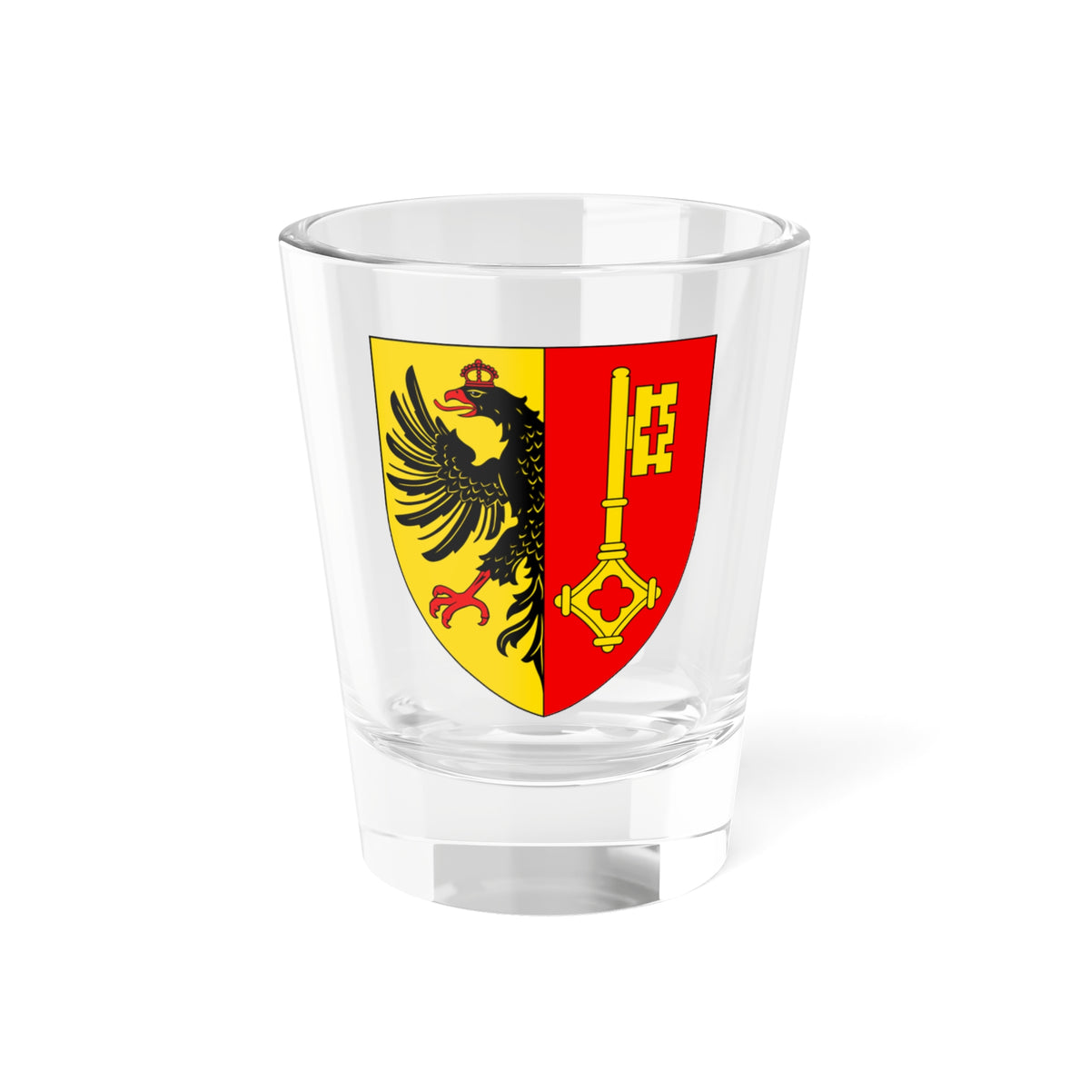 CHE Genève COA (Switzerland) (Coat of Arms) Shot Glass 1.5oz