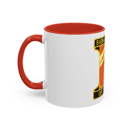 114 Signal Battalion (U.S. Army) Accent Coffee Mug