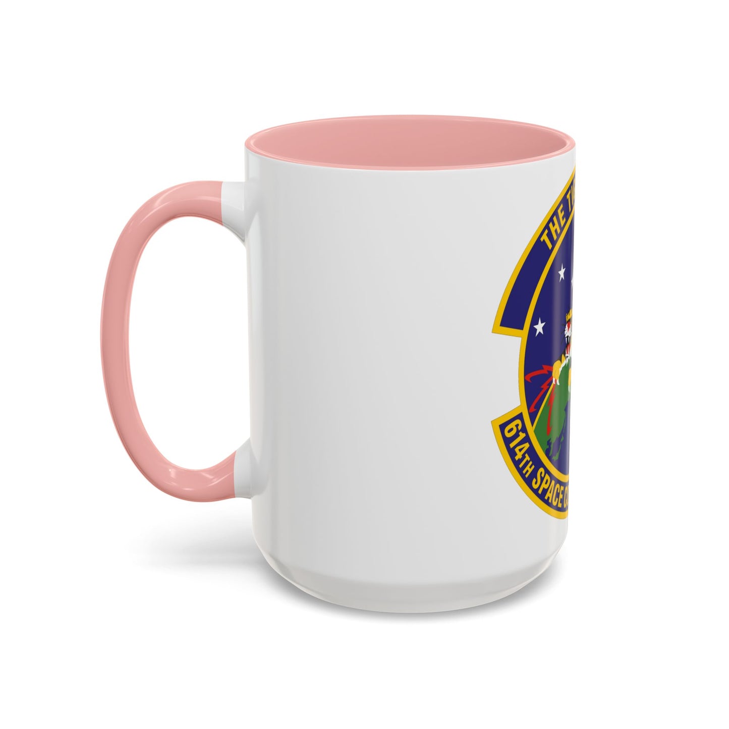 614th Space Communications Squadron (U.S. Air Force) Accent Coffee Mug