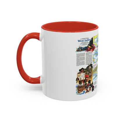 West Indies 2 (1987) (Map) Accent Coffee Mug
