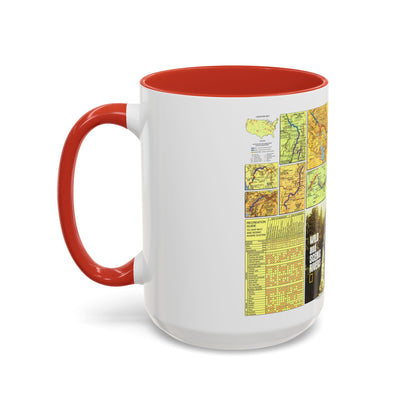 USA - Wild and Scenic Rivers 2 (1977) (Map) Accent Coffee Mug