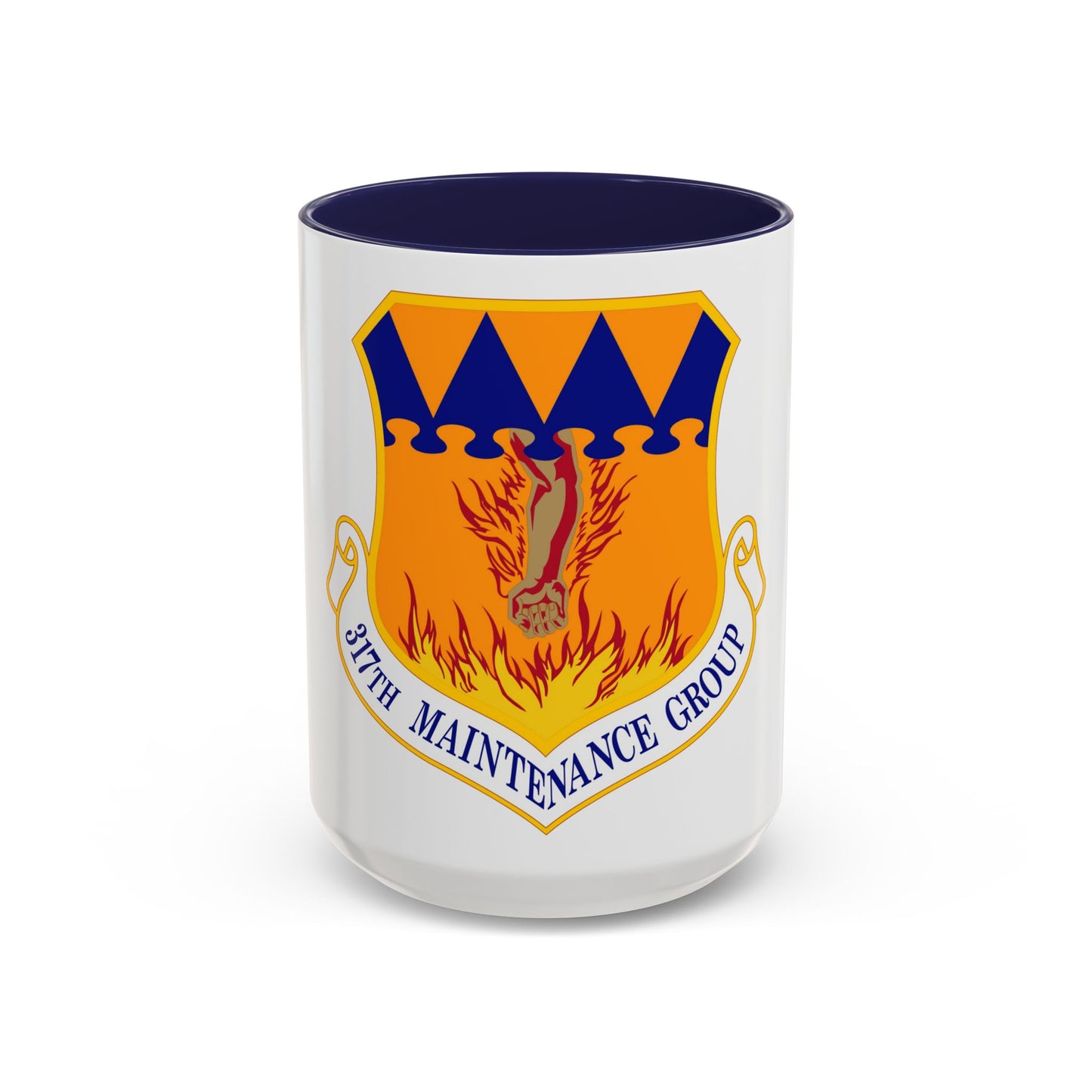 317 Maintenance Group AMC (U.S. Air Force) Accent Coffee Mug