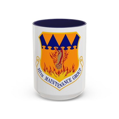317 Maintenance Group AMC (U.S. Air Force) Accent Coffee Mug