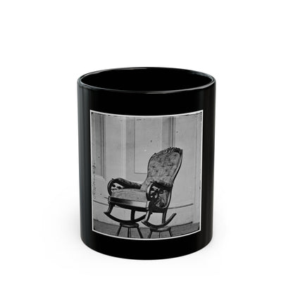 Washington, D.C. Rocking Chair Used By President Lincoln In Ford's Theater (U.S. Civil War) Black Coffee Mug